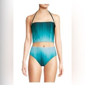 LA BLANCA
Ocean Ombré Tankini TOP SIZE 10 BOTTOMS SIZE 14